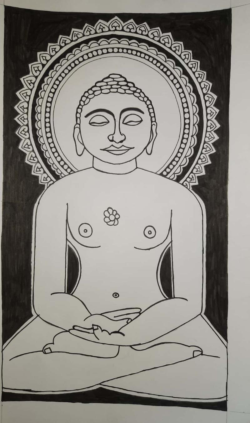 Discover more than 131 mahavir jayanti drawing latest