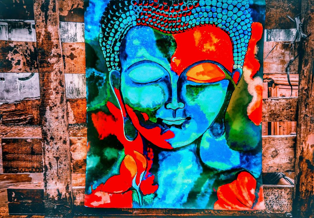 Bhudha art created by Ajith Aji