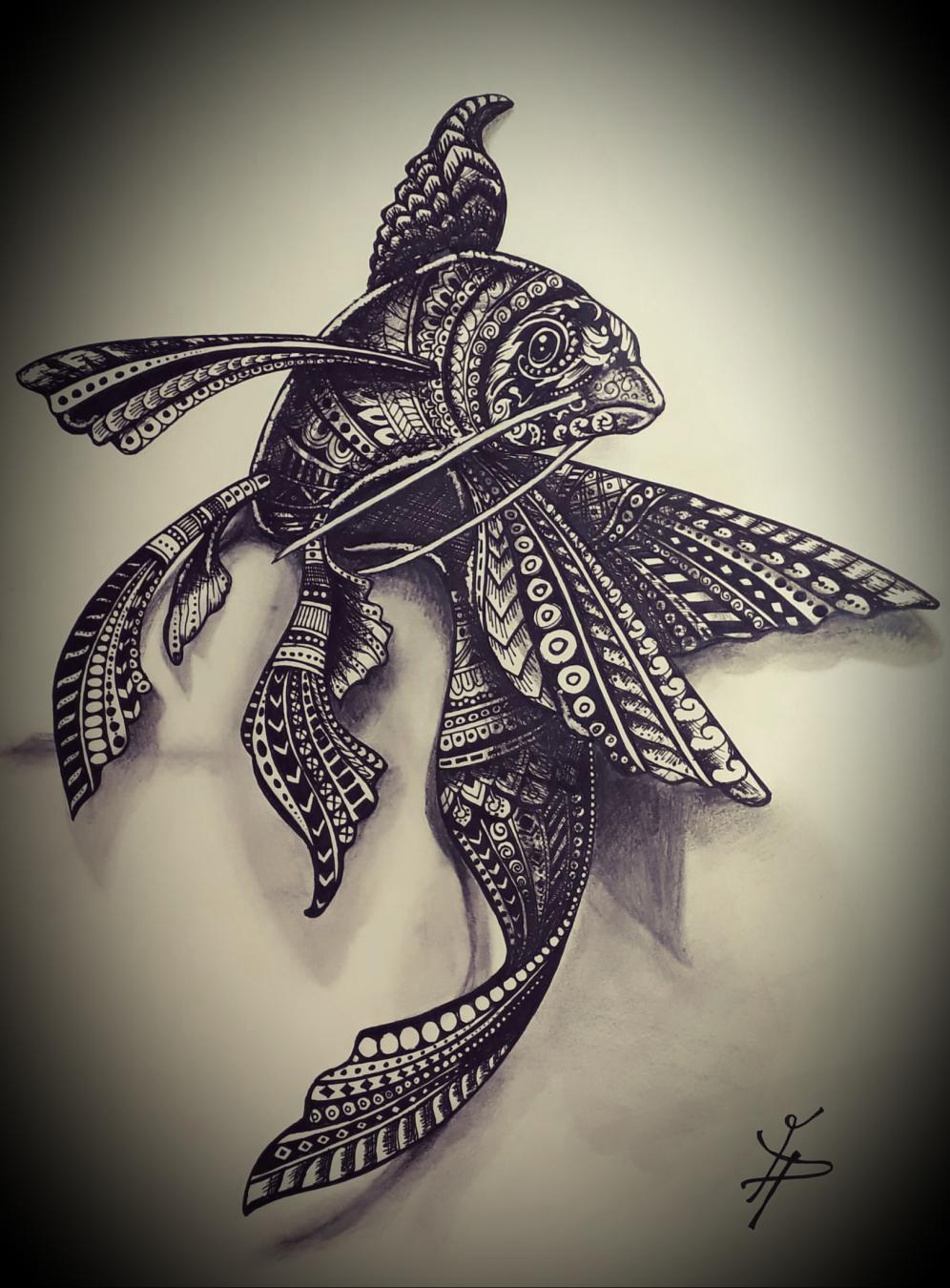 HARIPRIYA SHANMUGAM Mandala Goldfish