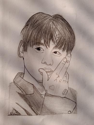 HD bts drawing wallpapers | Peakpx