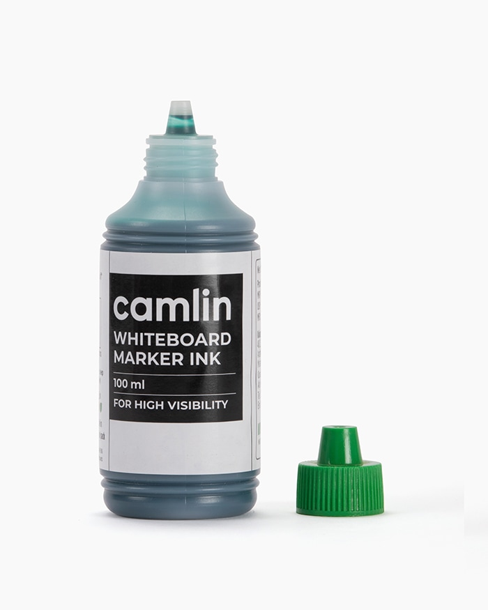 Buy Camlin Whiteboard Marker Ink Individual bottle of 100 ml in Green shade Kokuyo Camlin