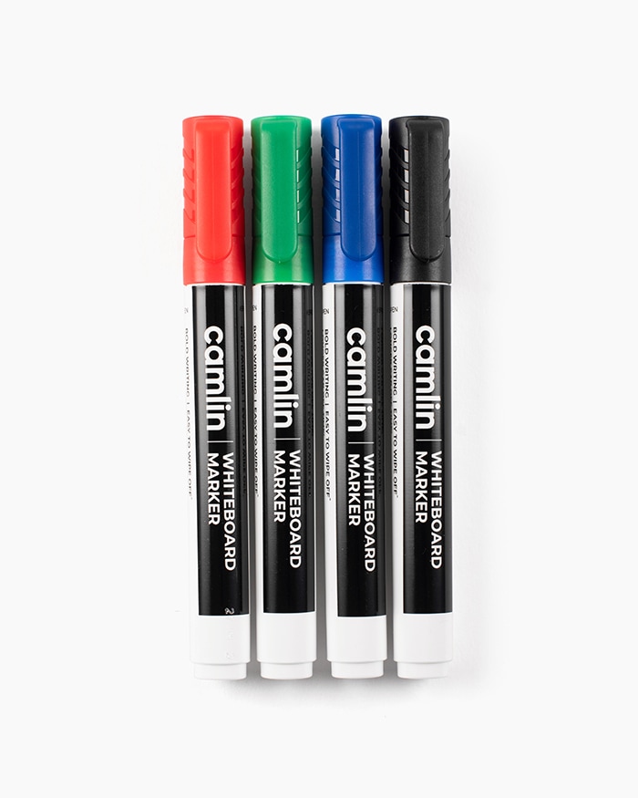 Buy Camlin Whiteboard Markers Assorted pouch of 4 shades