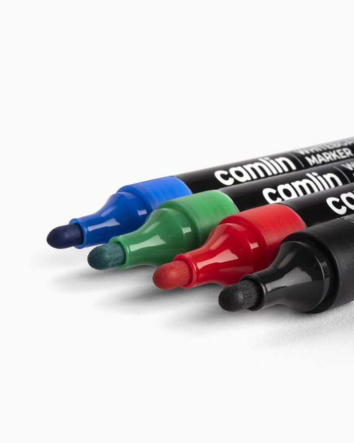 Buy Camlin Whiteboard Markers Assorted pouch of 4 shades Kokuyo Camlin