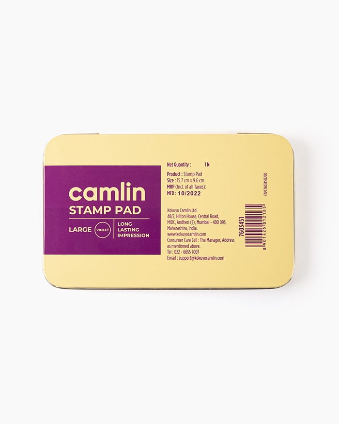 Buy Camlin Deluxe Stamp Pad Individual stamp pad in Red, Large