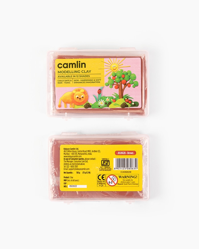 Camlin Modelling Clay Individual shade of Brown in 150 g