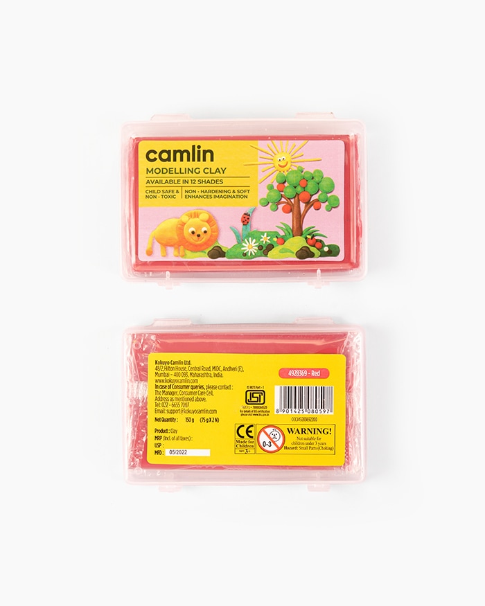 Camlin Modelling Clay Individual shade of Red in 150 g