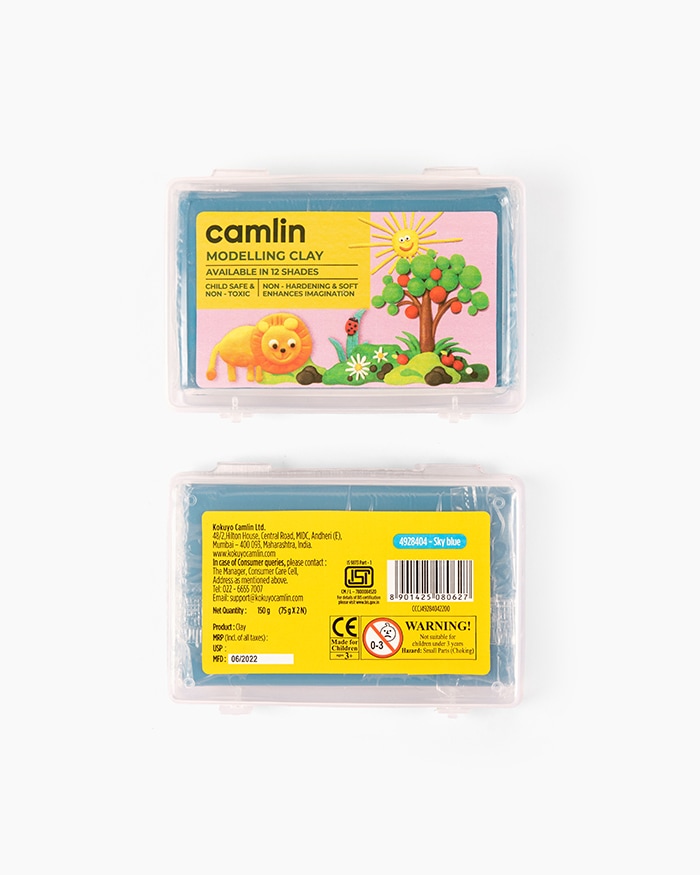 Camlin Modelling Clay Individual shade of Sky Blue in 150 g