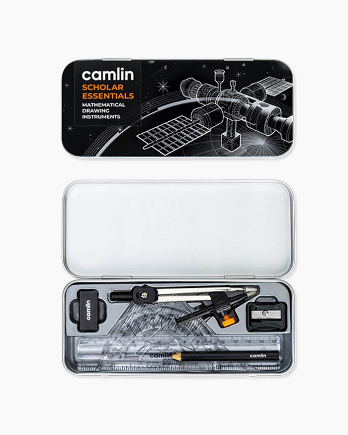 Camlin Scholar Essentials Math Drawing Instruments 