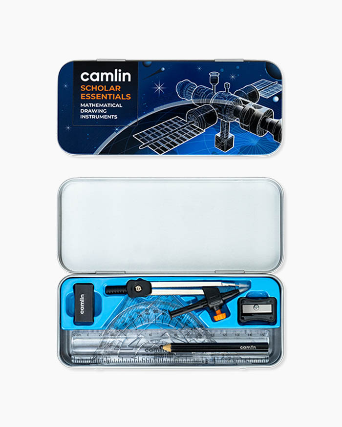 Camlin Scholar Essentials Math Drawing Instruments 