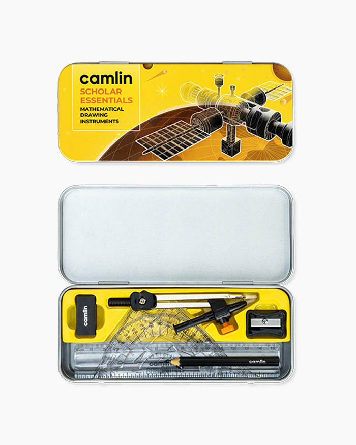 Camlin Scholar Essentials Math Drawing Instruments 