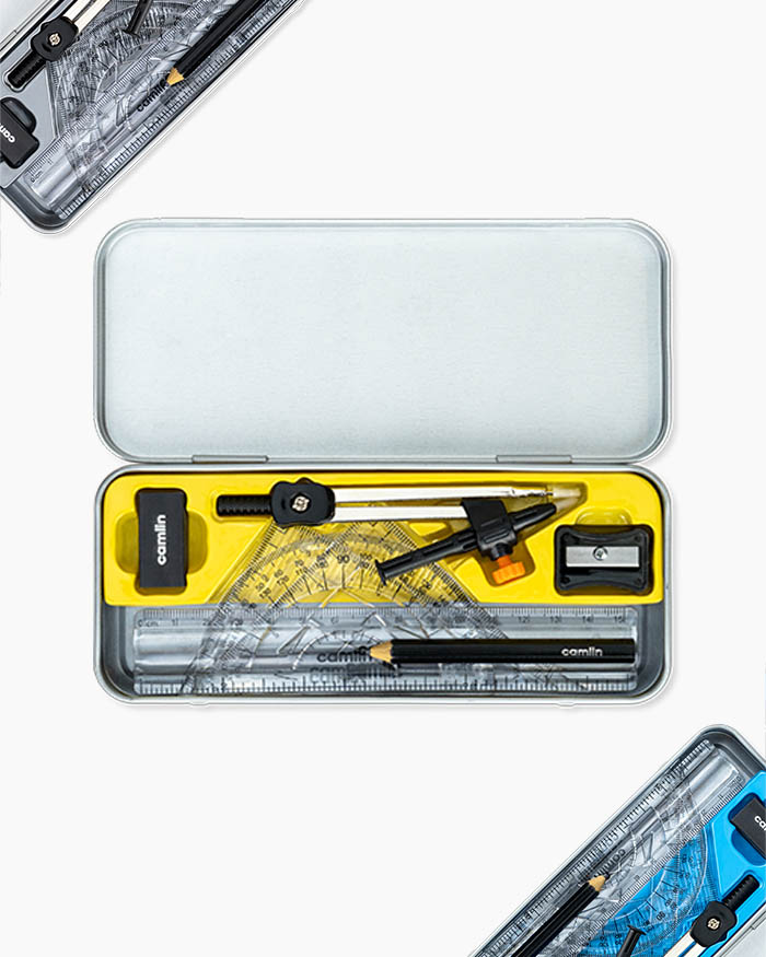 Camlin Scholar Essentials Math Drawing Instruments 