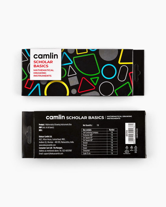 Camlin Scholar Basics Geometry Box 