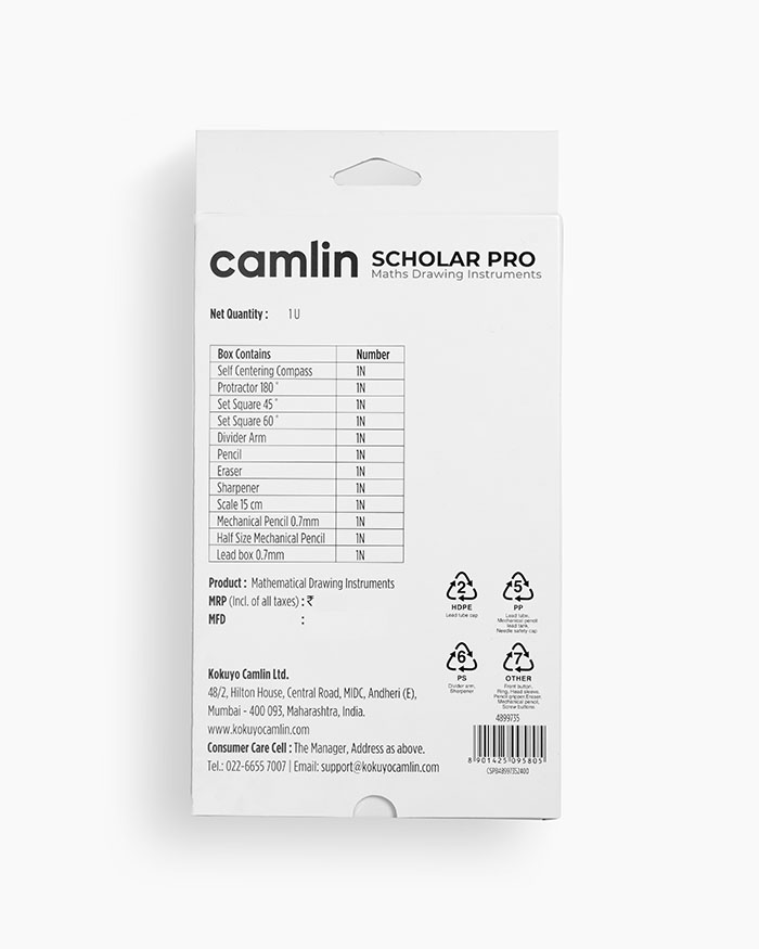 Camlin Scholar Pro Geometry Box 