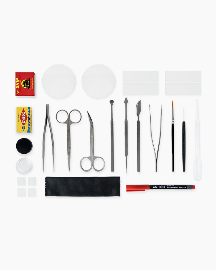 Camlin Dissection Box Comes with 18 surgical-grade instruments and lab accessories