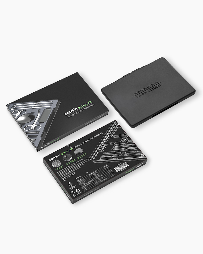 Camlin Dissection Box Comes with 18 surgical-grade instruments and lab accessories