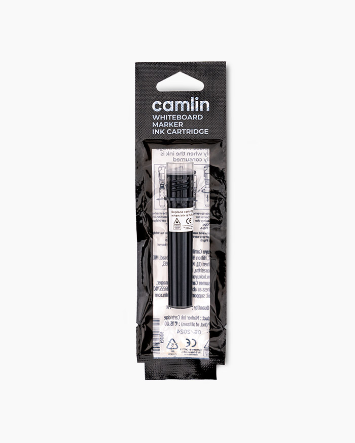 Camlin Whiteboard Marker Refill Cartridge Individual cartridge in Black