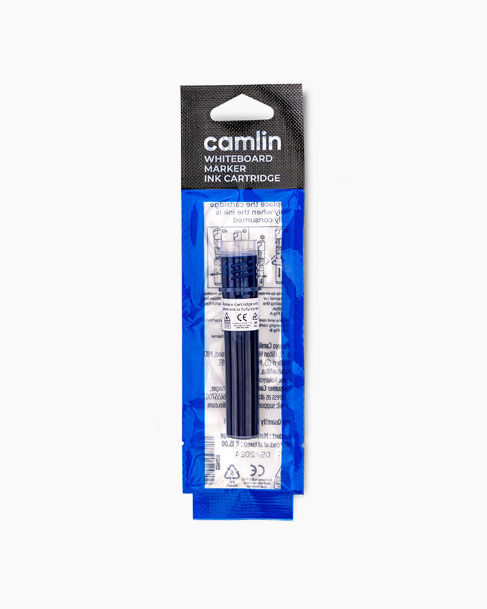 Camlin Whiteboard Marker Refill Cartridge Individual cartridge in Blue