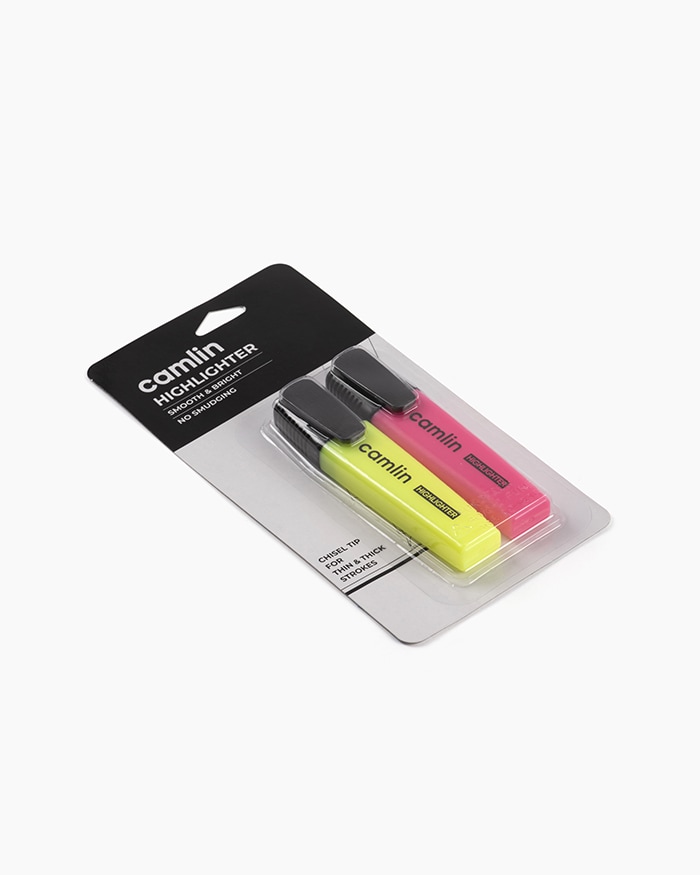 Camlin Highlighters Assorted blister pack of 2 shades