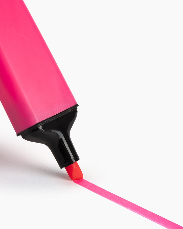 Camlin Highlighters Carton of 10 highlighters in Pink shade