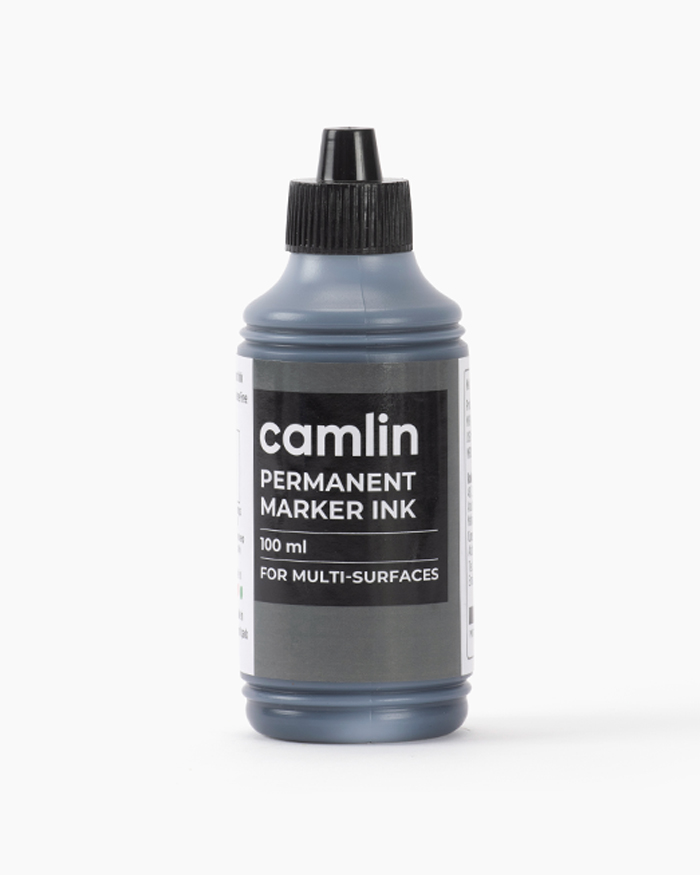 Camlin Permanent Marker Ink Individual bottle of 100 ml in Black shade
