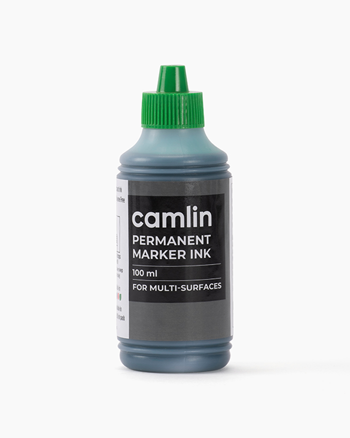 Camlin Permanent Marker Ink Individual bottle of 100 ml in Green shade
