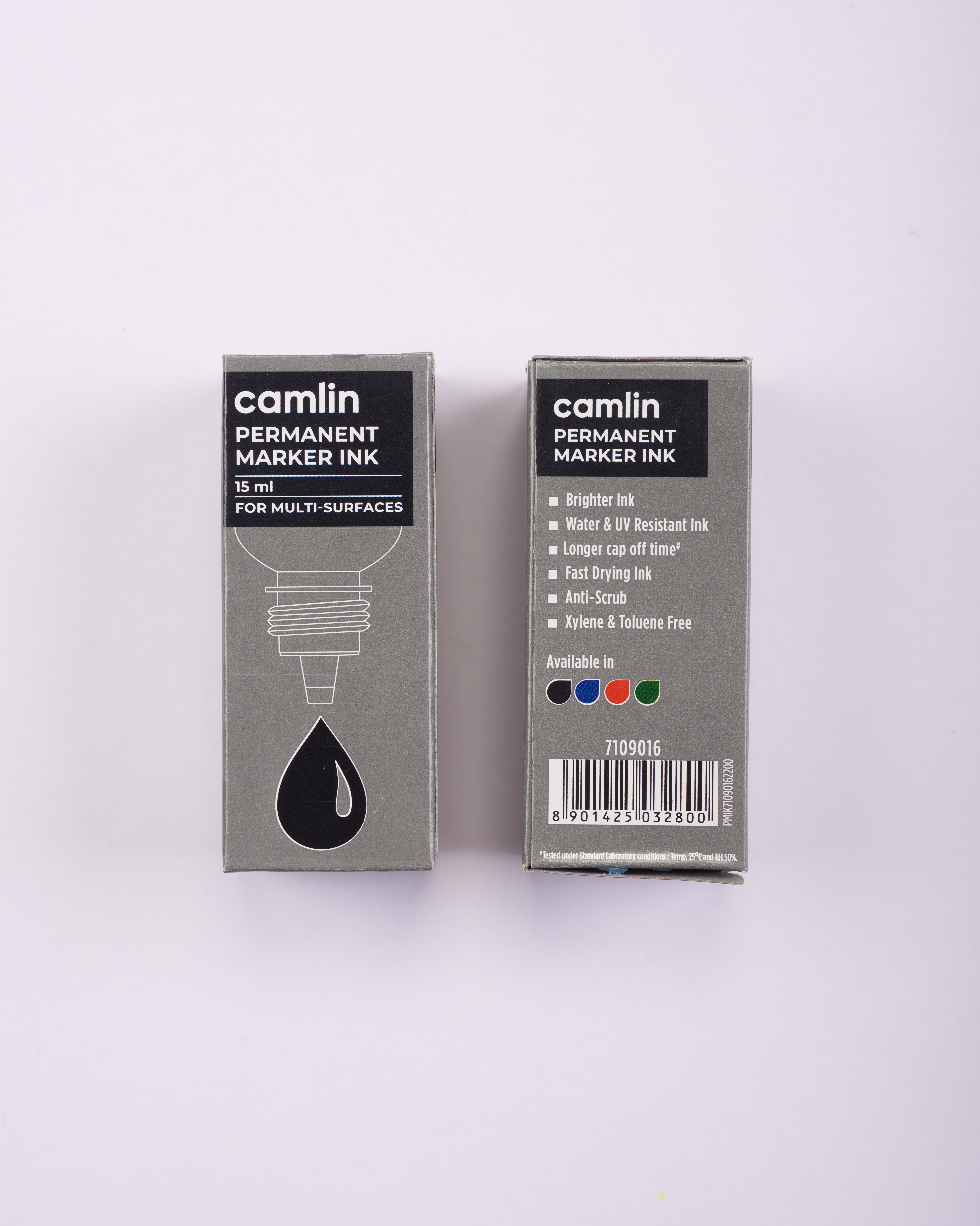 Camlin Permanent Marker Ink Individual bottle of 15 ml in Black shade