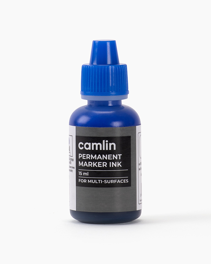 Camlin Permanent Marker Ink Individual bottle of 15 ml in Blue shade