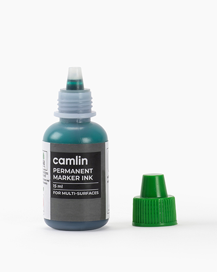 Camlin Permanent Marker Ink Individual bottle of 15 ml in Green shade
