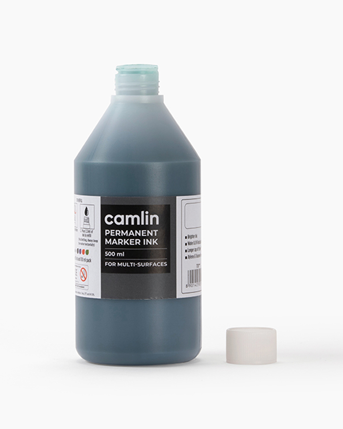 Camlin Permanent Marker Ink Individual bottle of 500 ml in Green shade