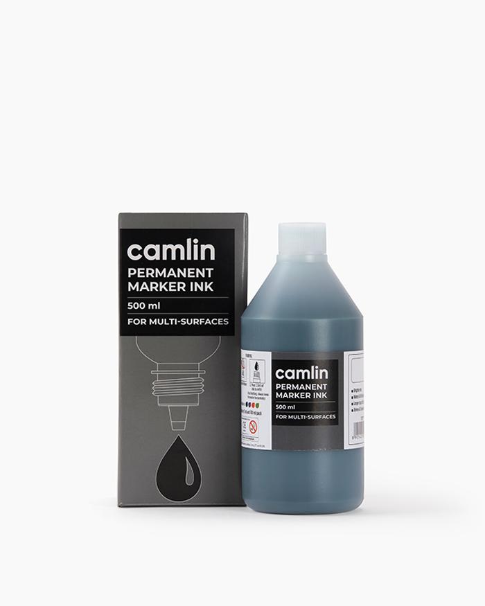 Camlin Permanent Marker Ink Individual bottle of 500 ml in Green shade
