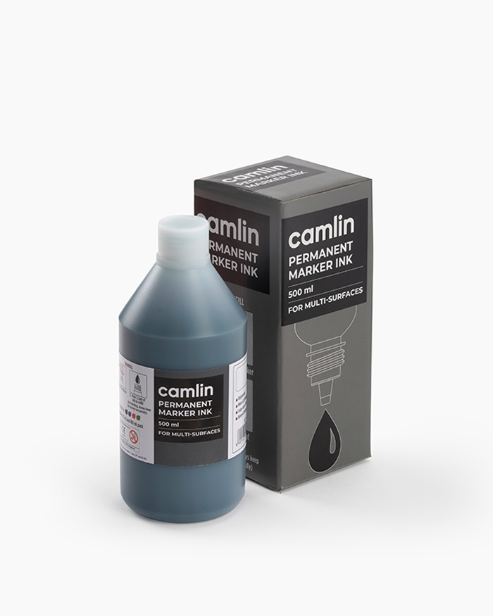 Camlin Permanent Marker Ink Individual bottle of 500 ml in Green shade