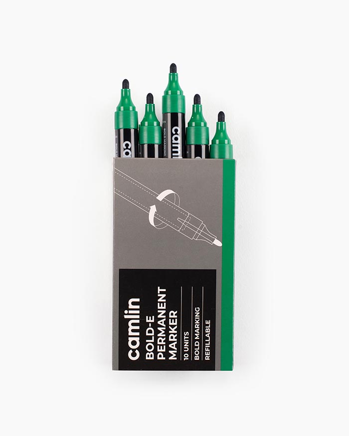 Dark green permanent clearance marker