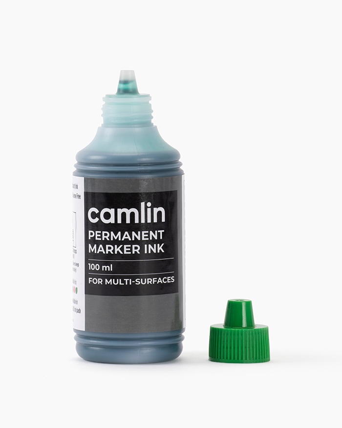 Camlin Permanent Marker Ink Individual bottle of 100 ml in Green shade
