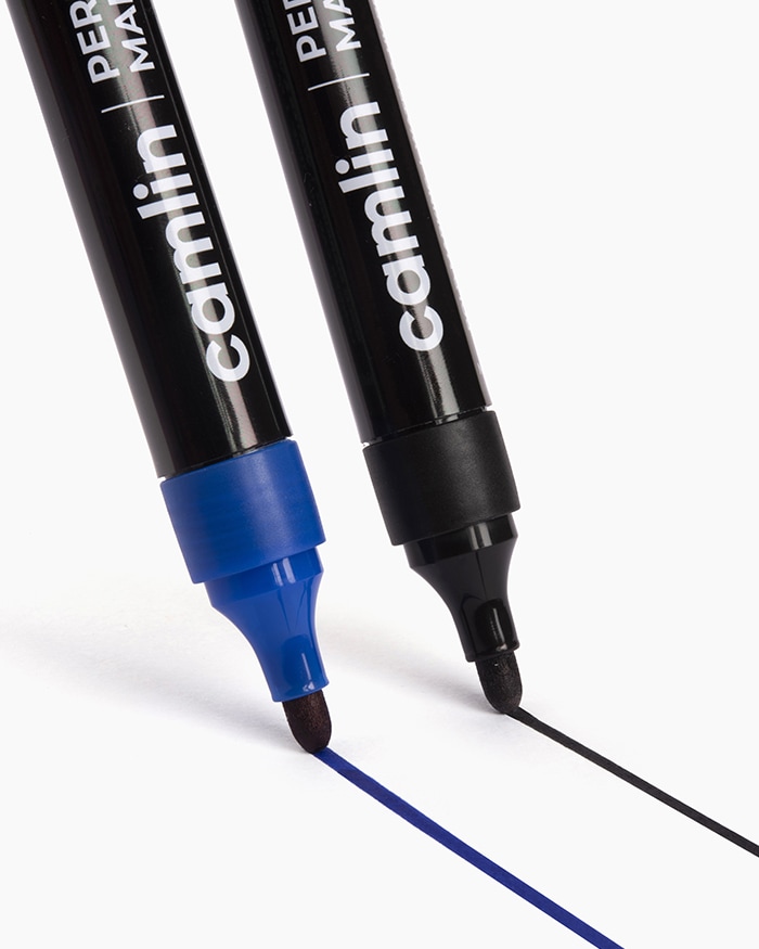 Camlin Permanent Markers Assorted blister pack of 2 shades