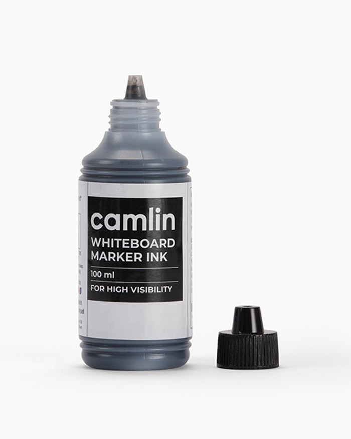Camlin Whiteboard Marker Ink Individual bottle of 100 ml in Black shade