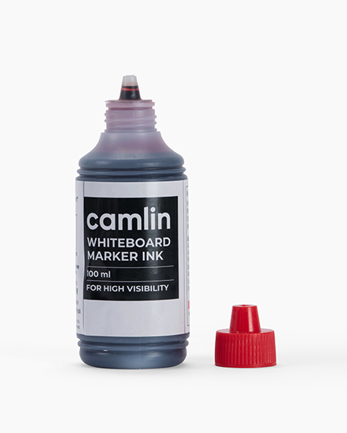 Camlin Whiteboard Marker Ink Individual bottle of 100 ml in Red shade