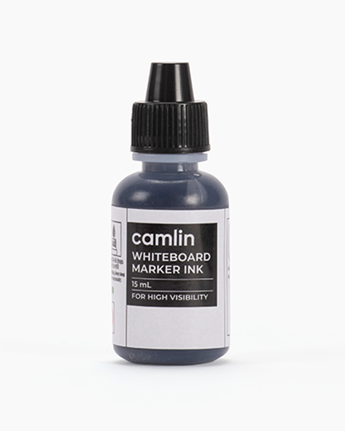Camlin Whiteboard Marker Ink Individual bottle of 15 ml in Black shade