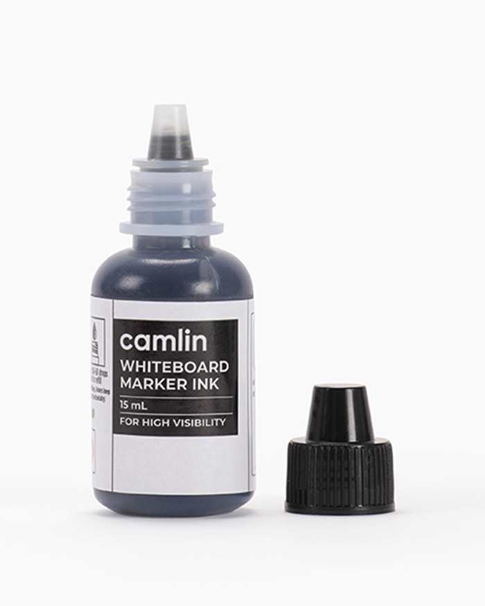 Camlin Whiteboard Marker Ink Individual bottle of 15 ml in Black shade