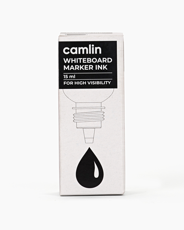 Camlin Whiteboard Marker Ink Individual bottle of 15 ml in Black shade