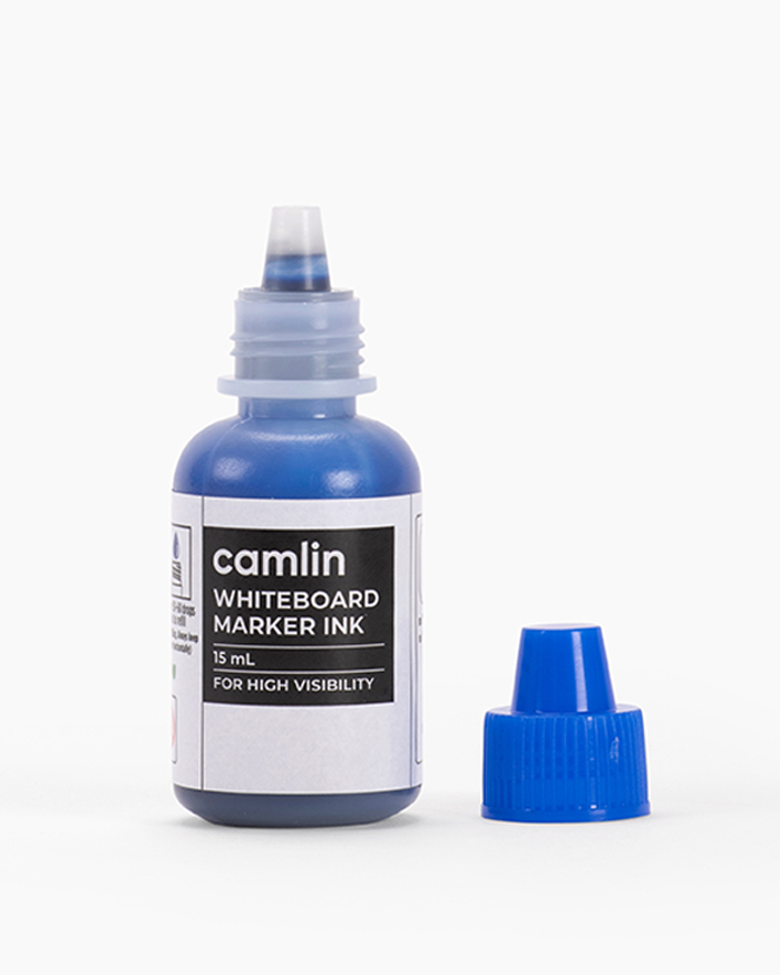 Camlin Whiteboard Marker Ink Individual bottle of 15 ml in Blue shade