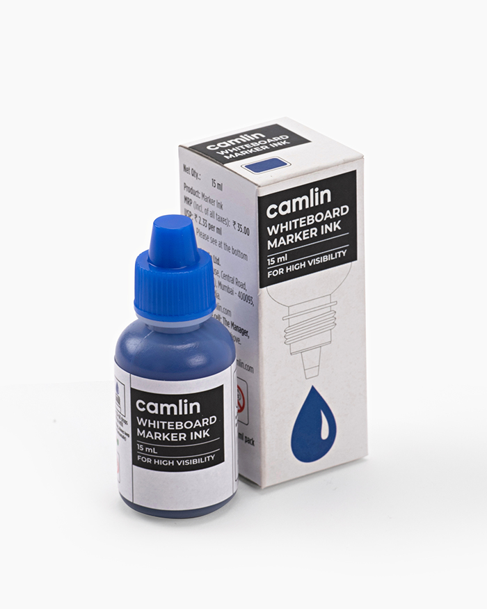 Camlin Whiteboard Marker Ink Individual bottle of 15 ml in Blue shade