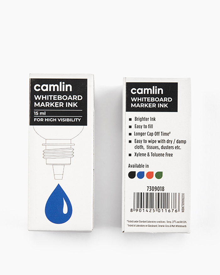 Camlin Whiteboard Marker Ink Individual bottle of 15 ml in Blue shade