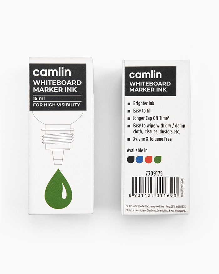 Camlin Whiteboard Marker Ink Individual bottle of 15 ml in Green shade