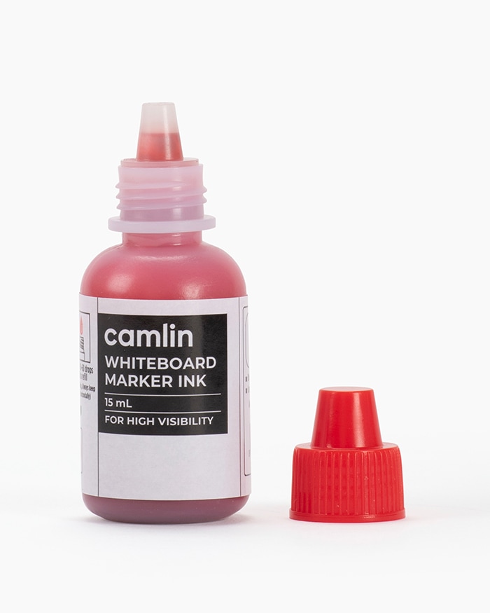Camlin Whiteboard Marker Ink Individual bottle of 15 ml in Red shade