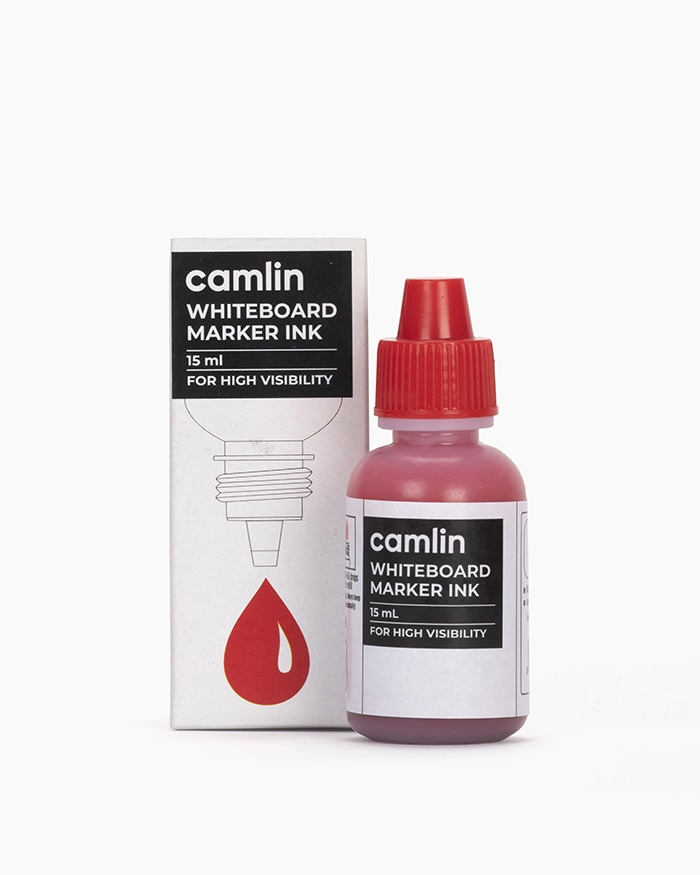 Camlin Whiteboard Marker Ink Individual bottle of 15 ml in Red shade