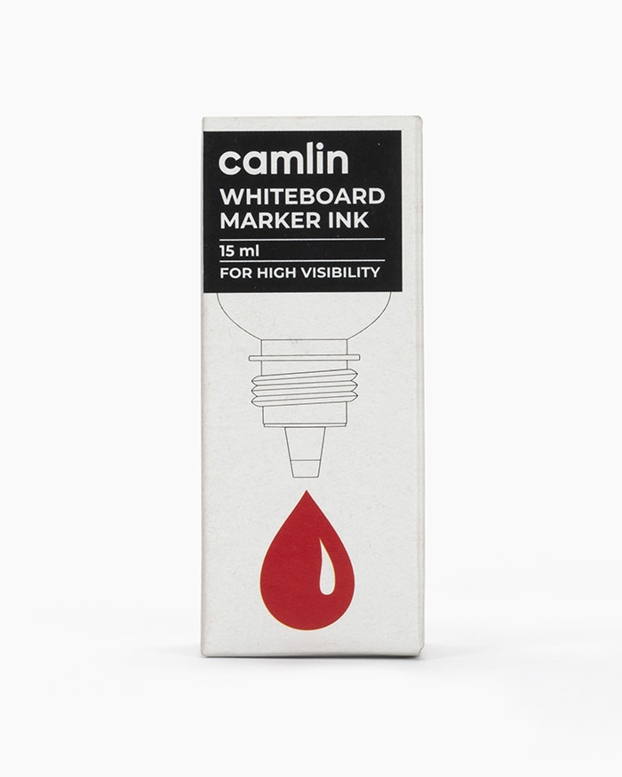 Camlin Whiteboard Marker Ink Individual bottle of 15 ml in Red shade