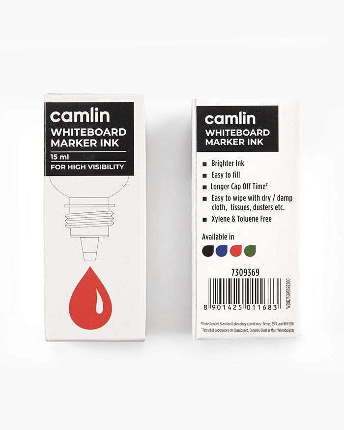 Camlin Whiteboard Marker Ink Individual bottle of 15 ml in Red shade
