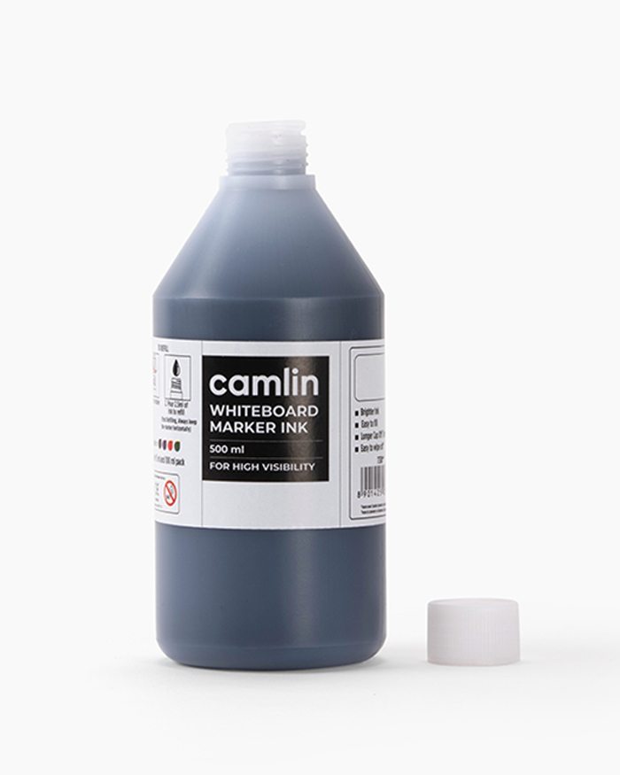 Camlin Whiteboard Marker Ink Individual bottle of 500 ml in Black shade