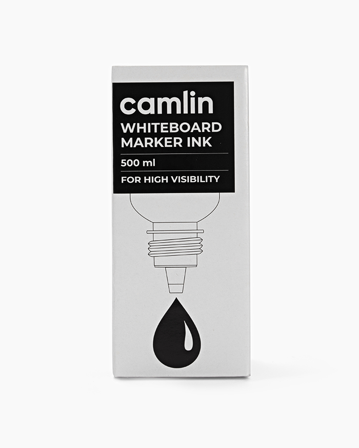 Camlin Whiteboard Marker Ink Individual bottle of 500 ml in Black shade