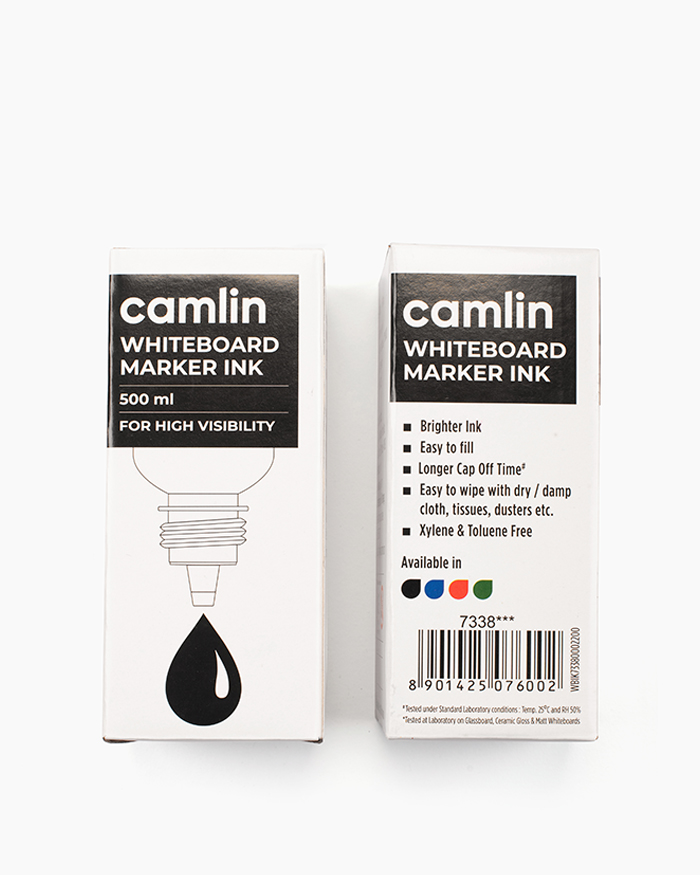 Camlin Whiteboard Marker Ink Individual bottle of 500 ml in Blue shade